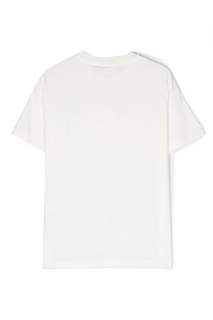 White cotton tshirt FENDI KIDS | JFI2877AJF0TU9